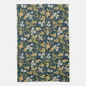 ヴィンテージ植物風情 キッチンタオル (縦)