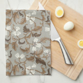 ヴィンテージ植物風情 キッチンタオル (四つ折り)