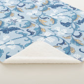 ヴィンテージ植物風情 シェルパブランケット (3/4)