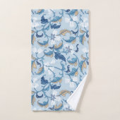 ヴィンテージ植物風情 バスタオルセット (ハンドタオル)