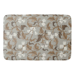 ヴィンテージ植物風情 バスマット