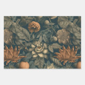 ヴィンテージ植物 ラッピングペーパーシート (正面3)