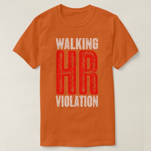 ヴィンテージ検索歩くHR違反 Tシャツ (デザイン正面)