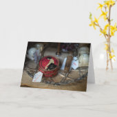 ヴィンテージ検索：アンティークストアコレクション カード (黄色い花)