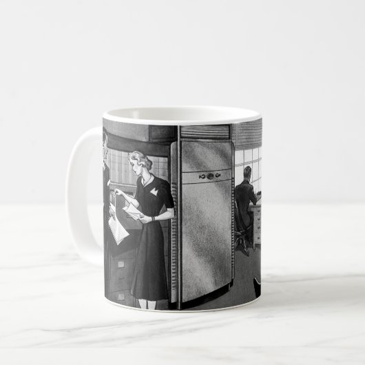 ヴィンテージ業務執行部 コーヒーマグカップ (正面左)