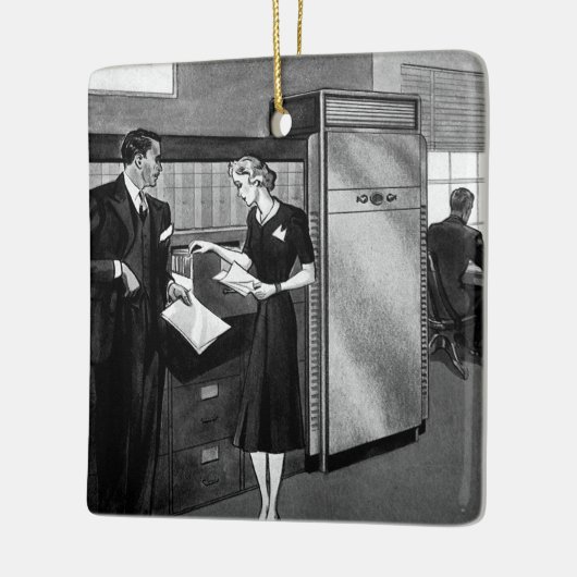 ヴィンテージ業務執行部 セラミックオーナメント (左)