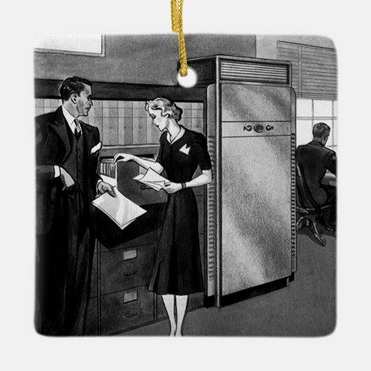 ヴィンテージ業務執行部 セラミックオーナメント (正面)