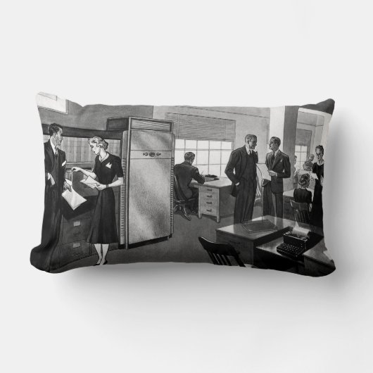 ヴィンテージ業務執行部 ランバークッション (正面)