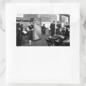 ヴィンテージ業務執行部 長方形シール (バッグ)