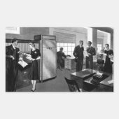 ヴィンテージ業務執行部 長方形シール (正面)