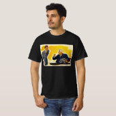 ヴィンテージ業務、不機嫌CEOエグゼクティブボス従業員 Tシャツ (正面フル)