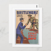 ヴィンテージ業者があなたは来必要中 ポストカード (正面/裏面)