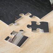 ヴィンテージ業、航空会社カウンターの社員 ジグソーパズル (側面)