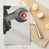 ヴィンテージ業、製造工場機械工 キッチンタオル (四つ折り)