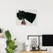 ヴィンテージ業、製造工場機械工 ポスター (ホームオフィス)