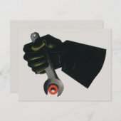 ヴィンテージ業、製造工場機械工 招待状 (正面/裏面)