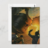 ヴィンテージ業、製鋼業 ポストカード (正面/裏面)