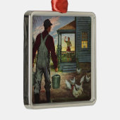 ヴィンテージ業、農園と農家 メタルオーナメント (右)