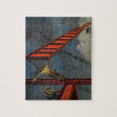 ヴィンテージ業、鉄鋼建築 ジグソーパズル (縦)