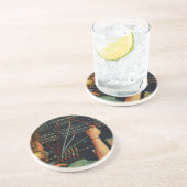 ヴィンテージ業、電話交換機 コースター (側面)