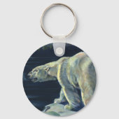 ヴィンテージ極熊、北極海産生物 キーホルダー (正面)