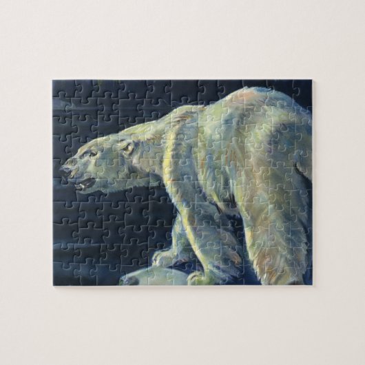 ヴィンテージ極熊、北極海産生物 ジグソーパズル (横)