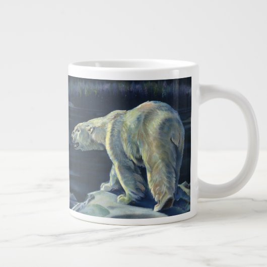 ヴィンテージ極熊、北極海産生物 ジャンボコーヒーマグカップ (右)