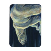 ヴィンテージ極熊、北極海産生物 マグネット (縦)