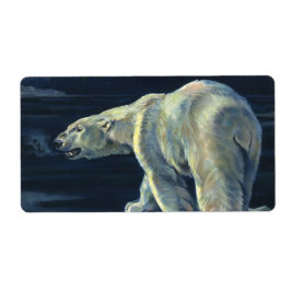 ヴィンテージ極熊、北極海産生物 ラベル