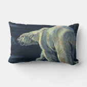 ヴィンテージ極熊、北極海産生物 ランバークッション (裏面)