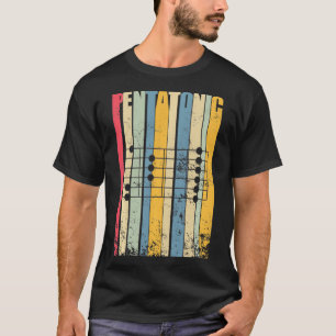 ヴィンテージ楽器ペンタトニックスケール Tシャツ