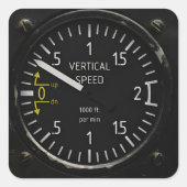 ヴィンテージ楽器垂直速度 スクエアシール (正面)