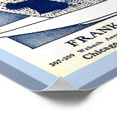 ヴィンテージ楽譜カバー お茶の会 ポスター (角)