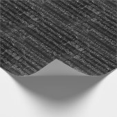 ヴィンテージ楽譜シート音楽白黒 ラッピングペーパー (角)