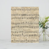 ヴィンテージ楽譜スクラップブック紙 (スタンド正面)