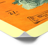 ヴィンテージ楽譜デイジーベルカバーコピー ポスター (角)