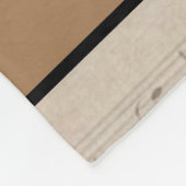 ヴィンテージ楽譜ノートミュージシャンモノグラム フリースブランケット (角)