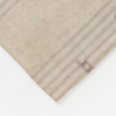 ヴィンテージ楽譜ミュージシャンミュージカル フリースブランケット (角)