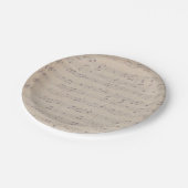 ヴィンテージ楽譜ミュージシャンミュージカル ペーパープレート (アングル)