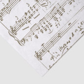 ヴィンテージ楽譜手書きセピアデコパージュ 薄葉紙 (詳細)