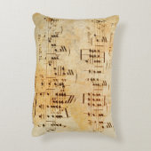 ヴィンテージ楽譜 アクセントクッション (裏面(縦))