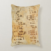ヴィンテージ楽譜 アクセントクッション (正面(垂直))