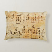 ヴィンテージ楽譜 アクセントクッション (裏面)