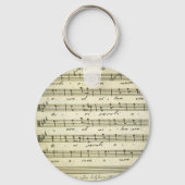 ヴィンテージ楽譜、アンティークミュージカルスコア1810 キーホルダー (裏面)