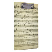 ヴィンテージ楽譜、アンティークミュージカルスコア1810 クリップボード (右)