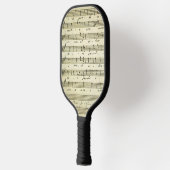 ヴィンテージ楽譜、アンティークミュージカルスコア1810 ピックルボールラケット (左)