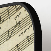 ヴィンテージ楽譜、アンティークミュージカルスコア1810 ピックルボールラケット (左詳細)