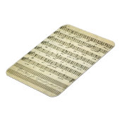 ヴィンテージ楽譜、アンティークミュージカルスコア1810 マグネット (左側)