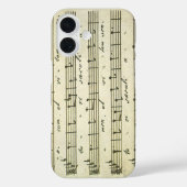 ヴィンテージ楽譜、アンティークミュージカルスコア1810 Case-Mate iPhoneケース (裏面)