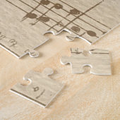 ヴィンテージ楽譜 ジグソーパズル (側面)